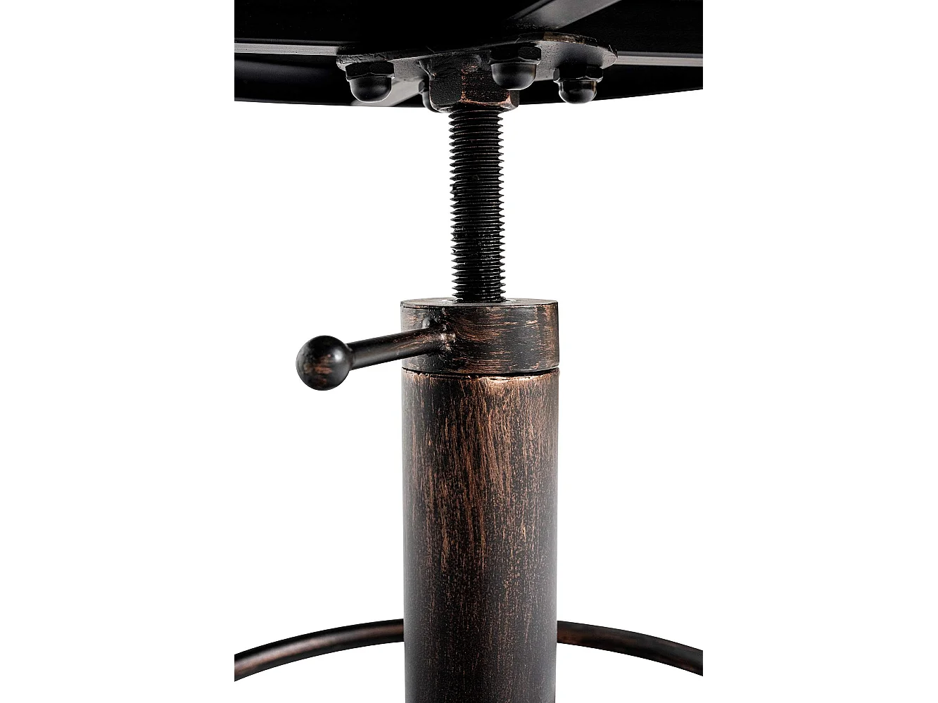 Lot de 2  Tabouret - Similicuir - Bronze - Destin
