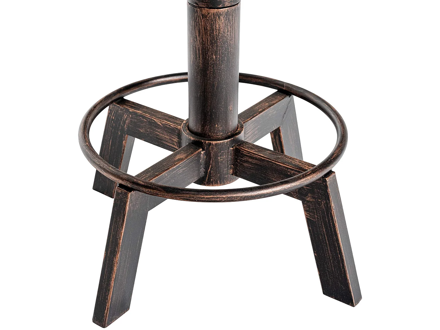 Lot de 2  Tabouret - Similicuir - Bronze - Destin