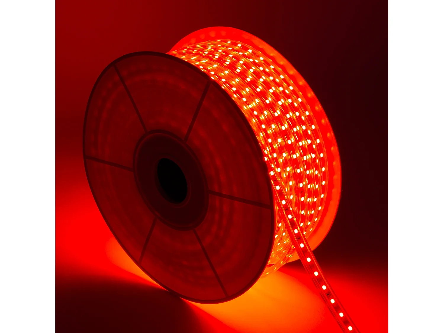 Bobina Tira LED RGB 220V AC 60 LED/m 50m IP65 Ancho 16mm Corte cada 100 cm