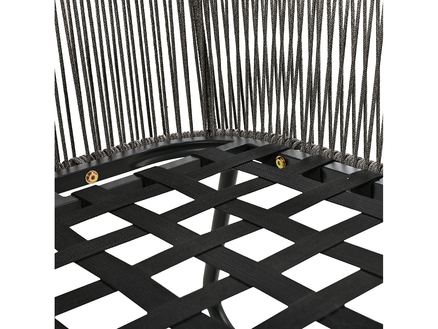 Conjunto de mobiliário de jardim em metal de 5 lugares: um sofá de 3 lugares + 2 cadeirões + mesas de encaixe em vidro, pernas ajustáveis, com almofadas