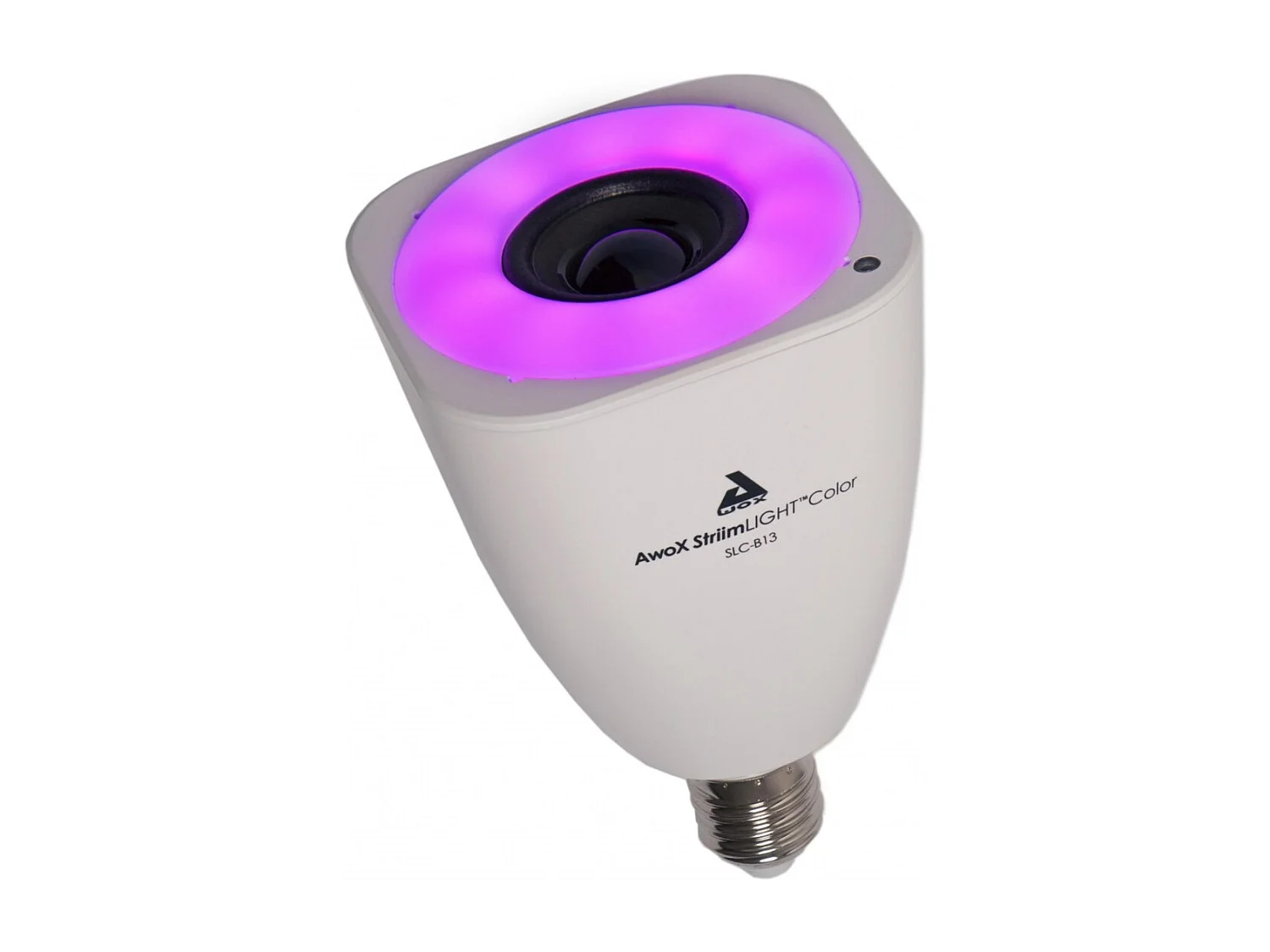 Ampoule LED E27 couleur + enceinte Bluetooth intégrée - Chacon