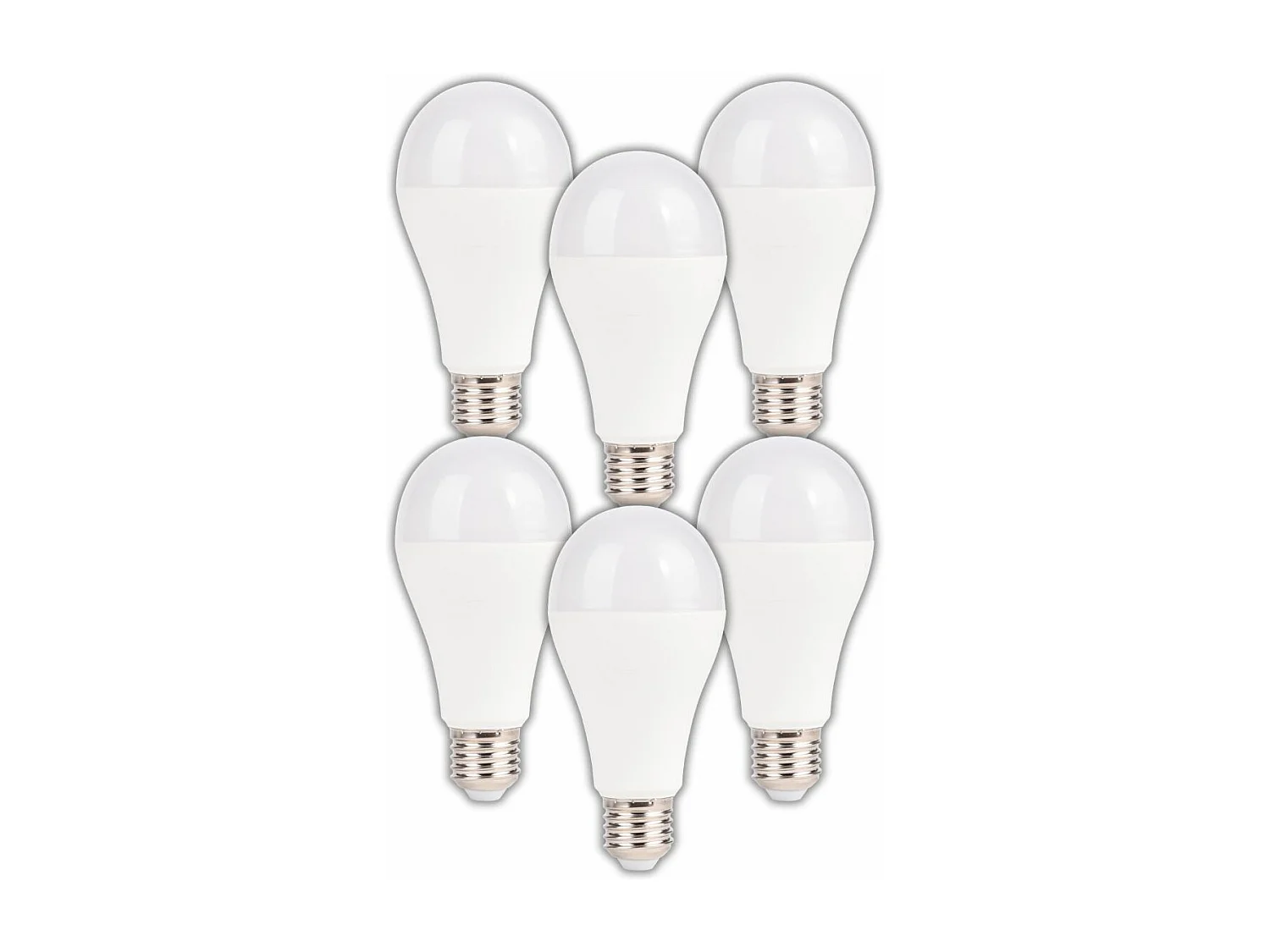 Lot 6 ampoules LED connectées (LuzE) E27 2700/6500K 1050lm 11W WiFi - Voltman
