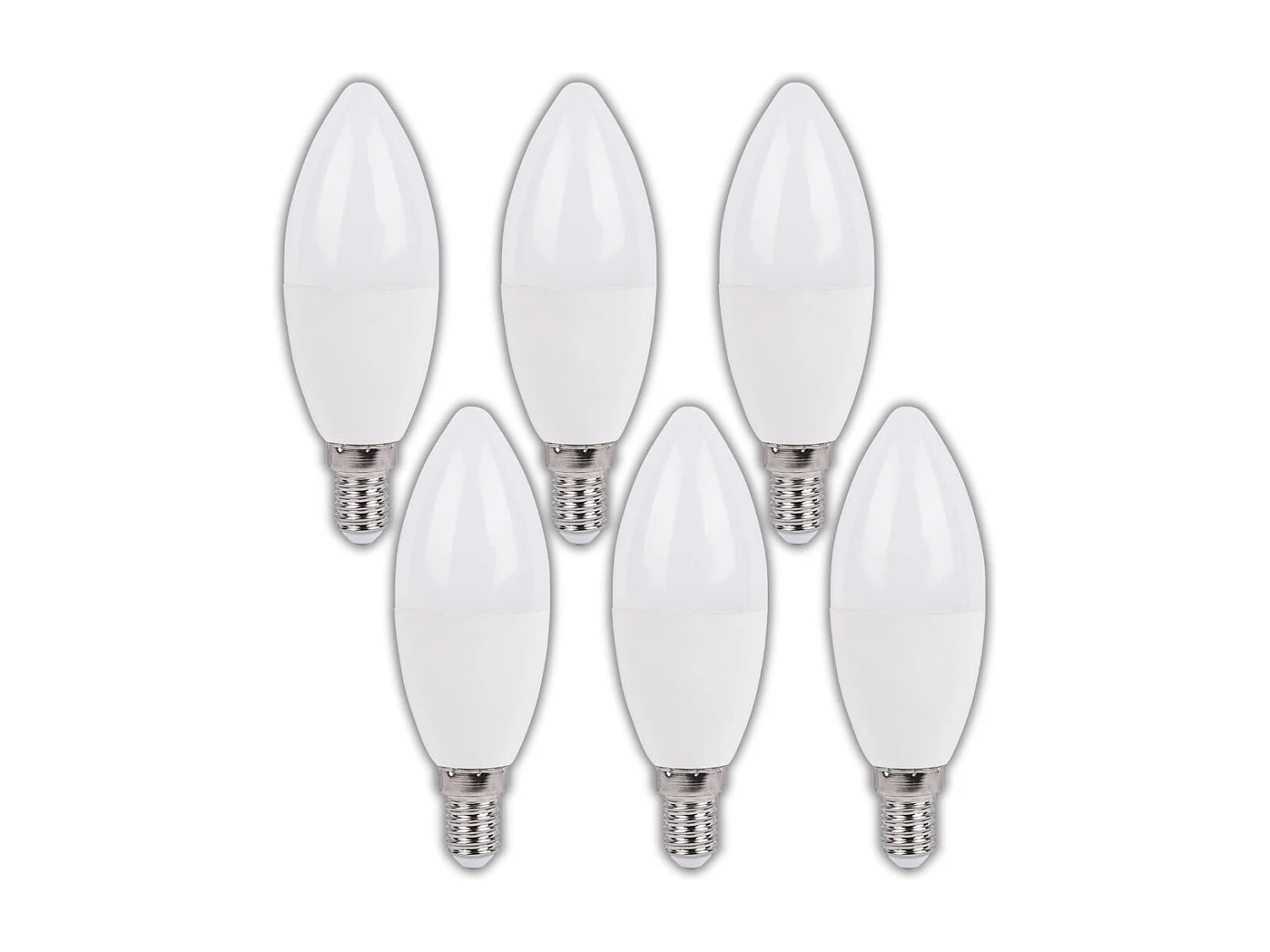 Lot 6 ampoules LED connectées E14 (LuzE) 2700/6500K 400lm 5W WiFi - Voltman