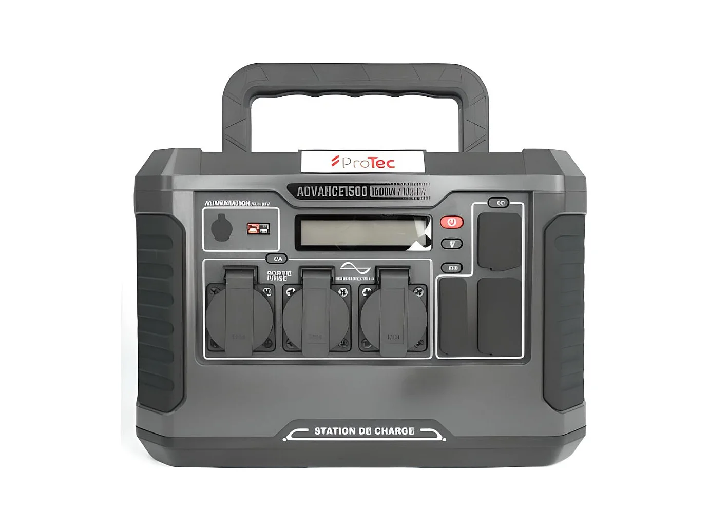 Station d'énergie portable Advance 1500 - Générateur électrique - 1328Wh/1500W - Sortie AC - Noir - Protec