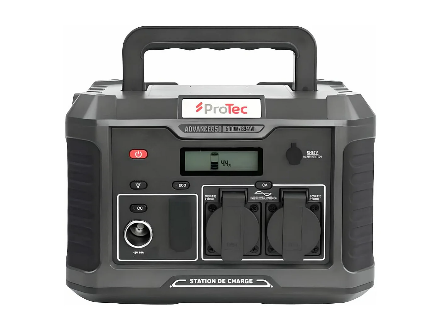 Station d'énergie portable Advance 650 - Générateur électrique - 634Wh/600W - Sortie AC - Noir - Protec