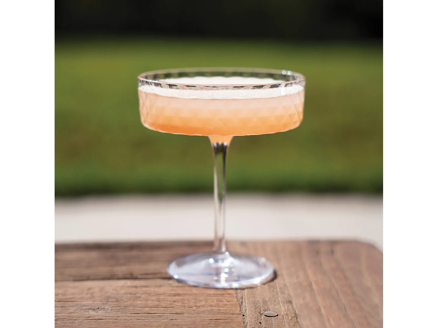 Coppa Set 4pcs Gobelet 25 cl Verre pour Cocktails et Vins Aromatiques, Verre, Design Élégant Zafferano Fabriqué en Italie