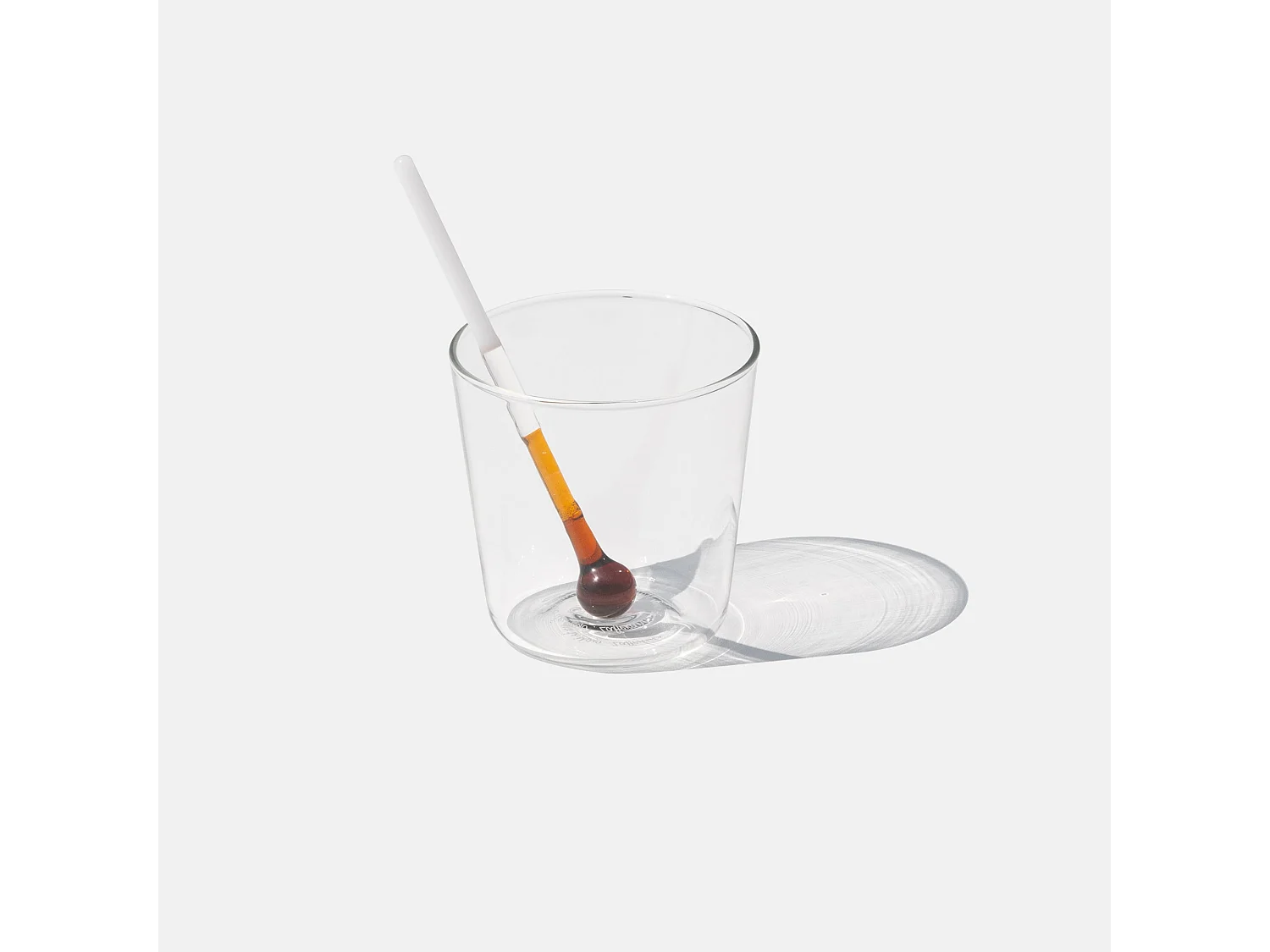 Copo medidor Spritzometer Tumbler – Conjunto de 2 copos + dispensador Spritz, vidro decorado, fabricado na Itália – Zafferano Italia