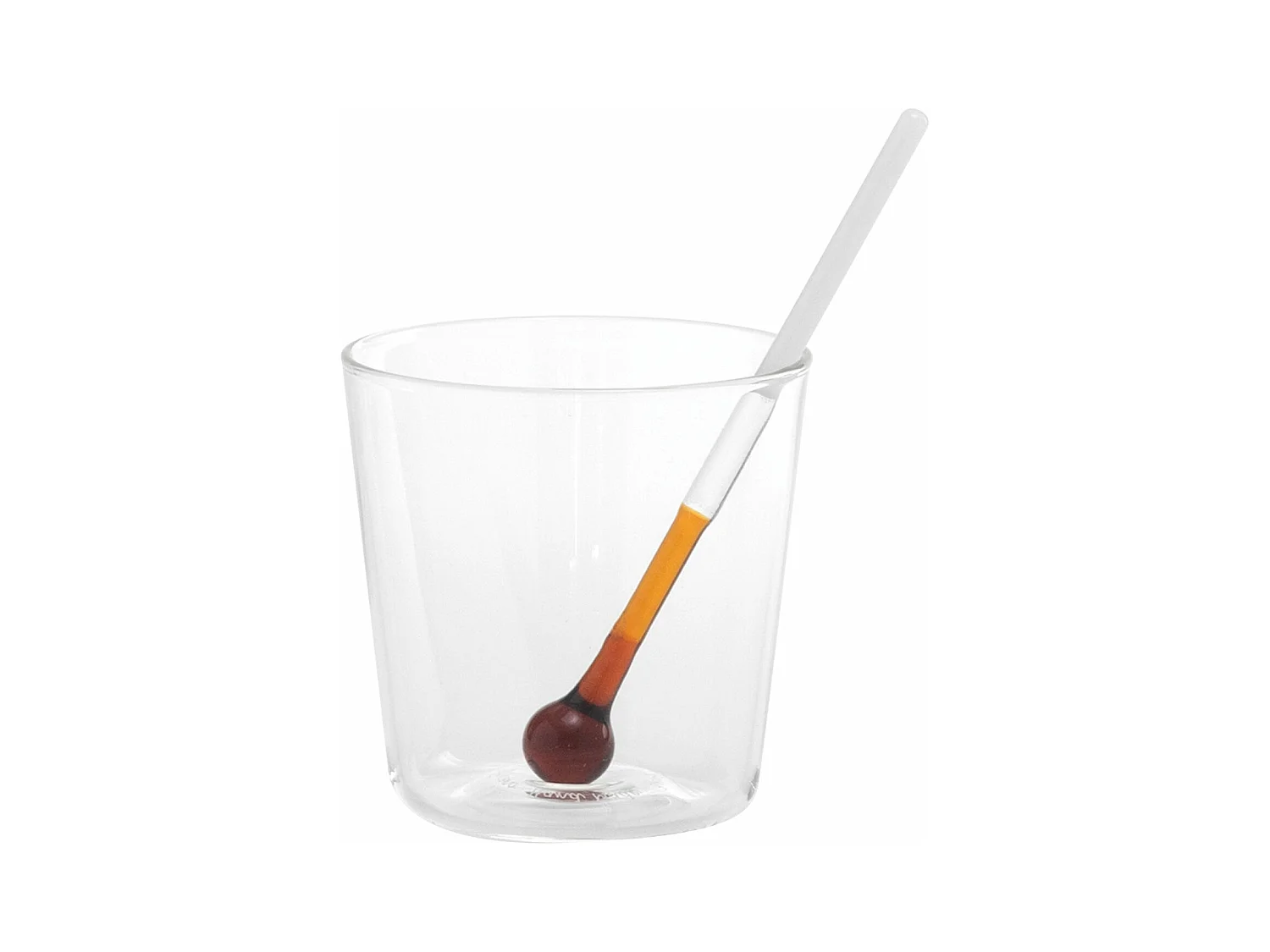 Gobelet doseur Spritzometer Ensemble de 2 verres + distributeur de Spritz, verre décoré, fabriqué en Italie Zafferano Italia