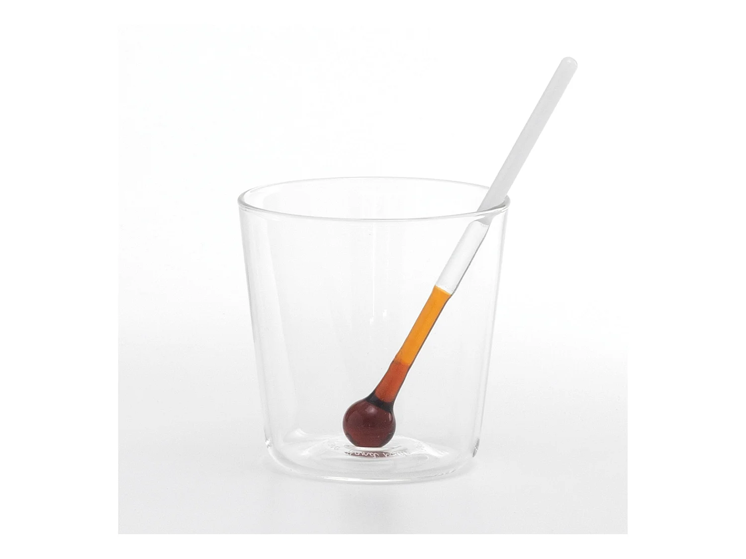 Vaso medidor Spritzometer – Juego de 2 vasos + dispensador Spritz, vidrio decorado, fabricado en Italia – Zafferano Italia