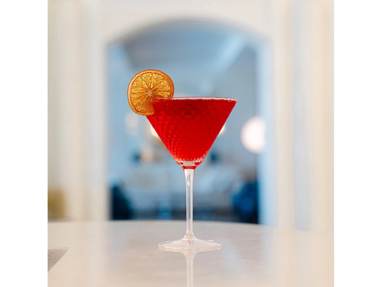 Martini - Conjunto de 4 peças Taça 23 cl Copo para Coquetéis e Vinhos Aromáticos, Copo, Design Elegante - Zafferano Fabricado na Itália