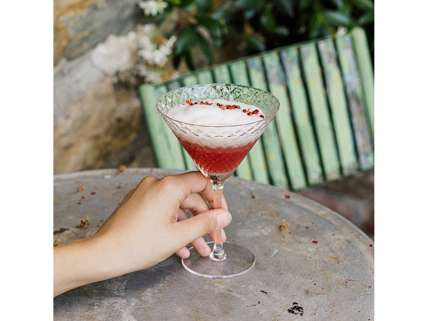 Martini - Conjunto de 4 peças Taça 23 cl Copo para Coquetéis e Vinhos Aromáticos, Copo, Design Elegante - Zafferano Fabricado na Itália