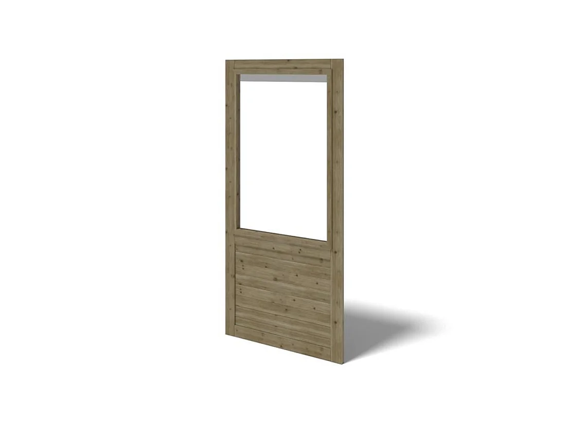 Gazebo da giardino in legno pergola 4.04x4.04 m con pannelli - Impregnata - ALT126 - ALTANKA