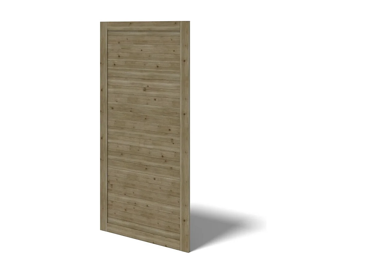 Pergola de jardin 4.04x4.04m avec panneaux - traité - ALT125 - ALTANKA