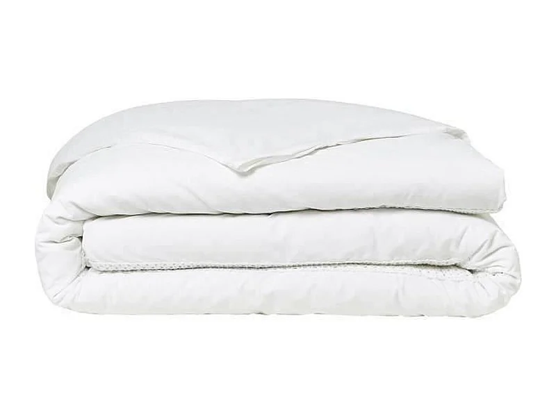 Juego de cama - 220 x 240 cm - Acabado 100% Percal macramé - Tiza