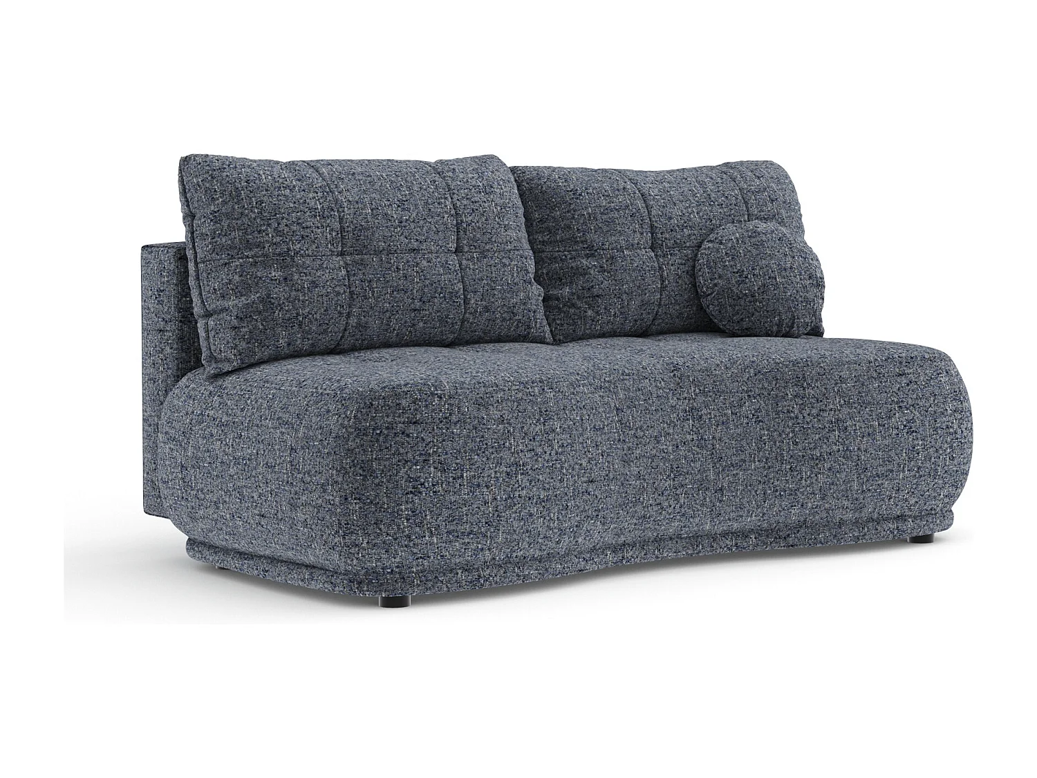 Canapé convertible Cirrus - toile tissée - 3 places - bleu marine