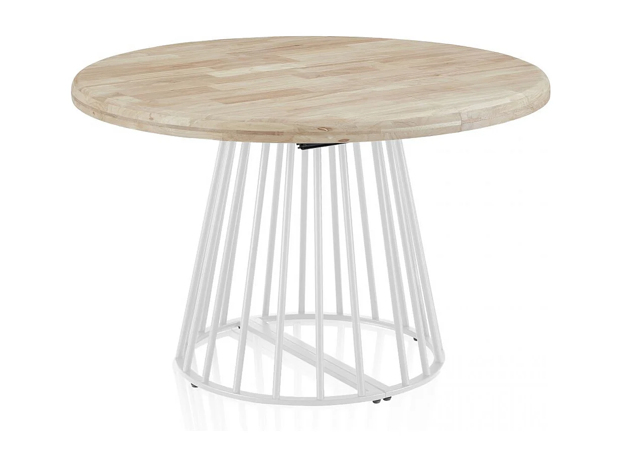 Mesa redonda extensível Meztil