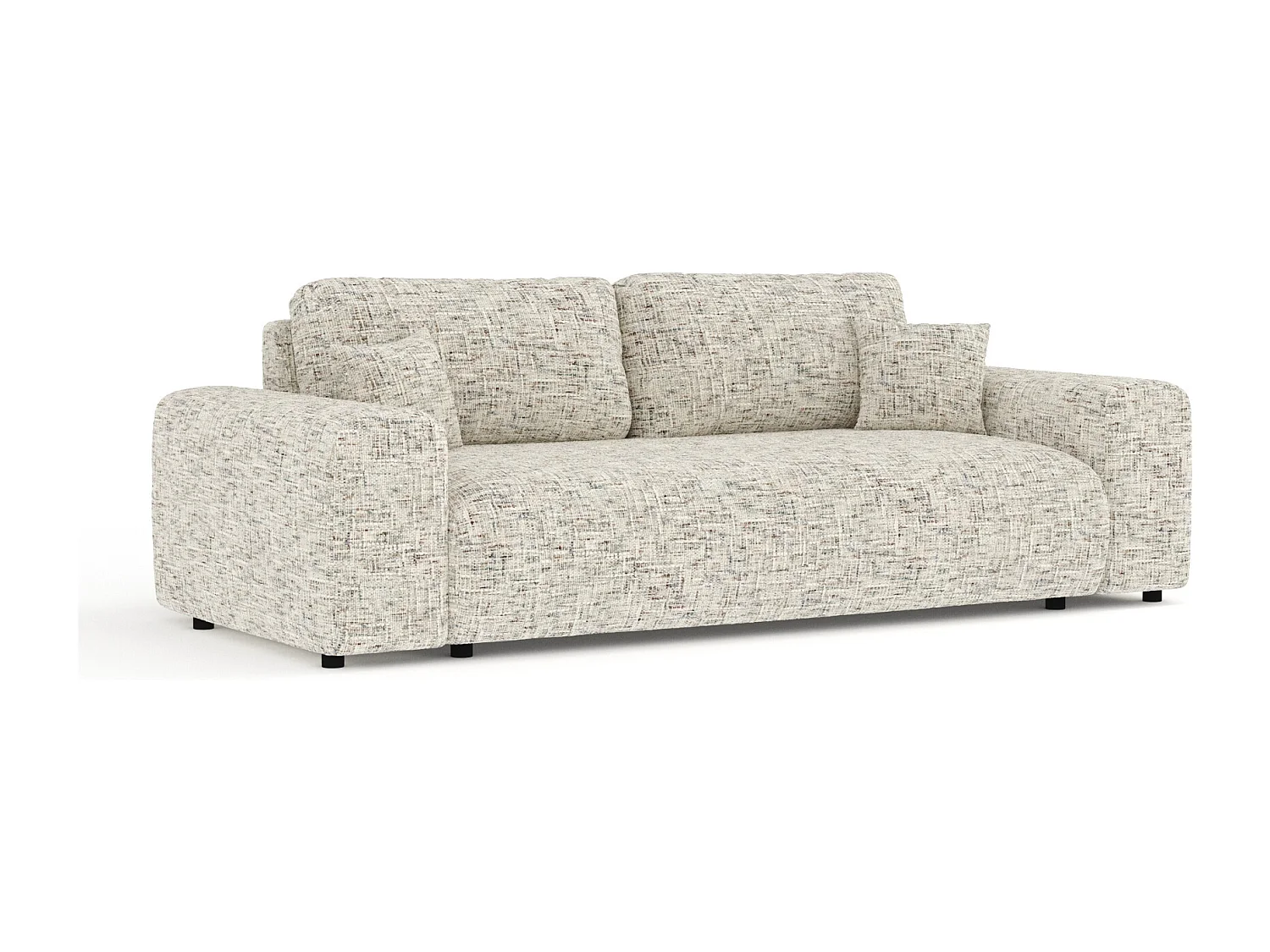 Canapé en toile tissée Zanzibar - 3 places - beige mélangé