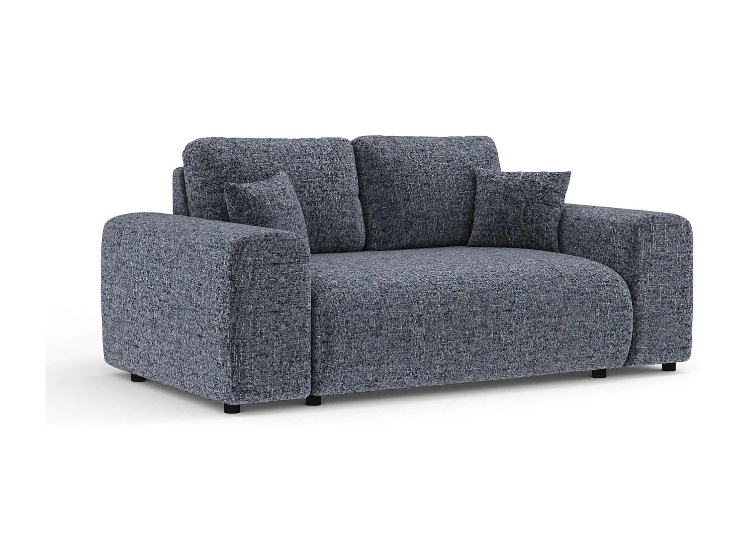 Canapé en toile tissée Zanzibar - 2 places - bleu marine