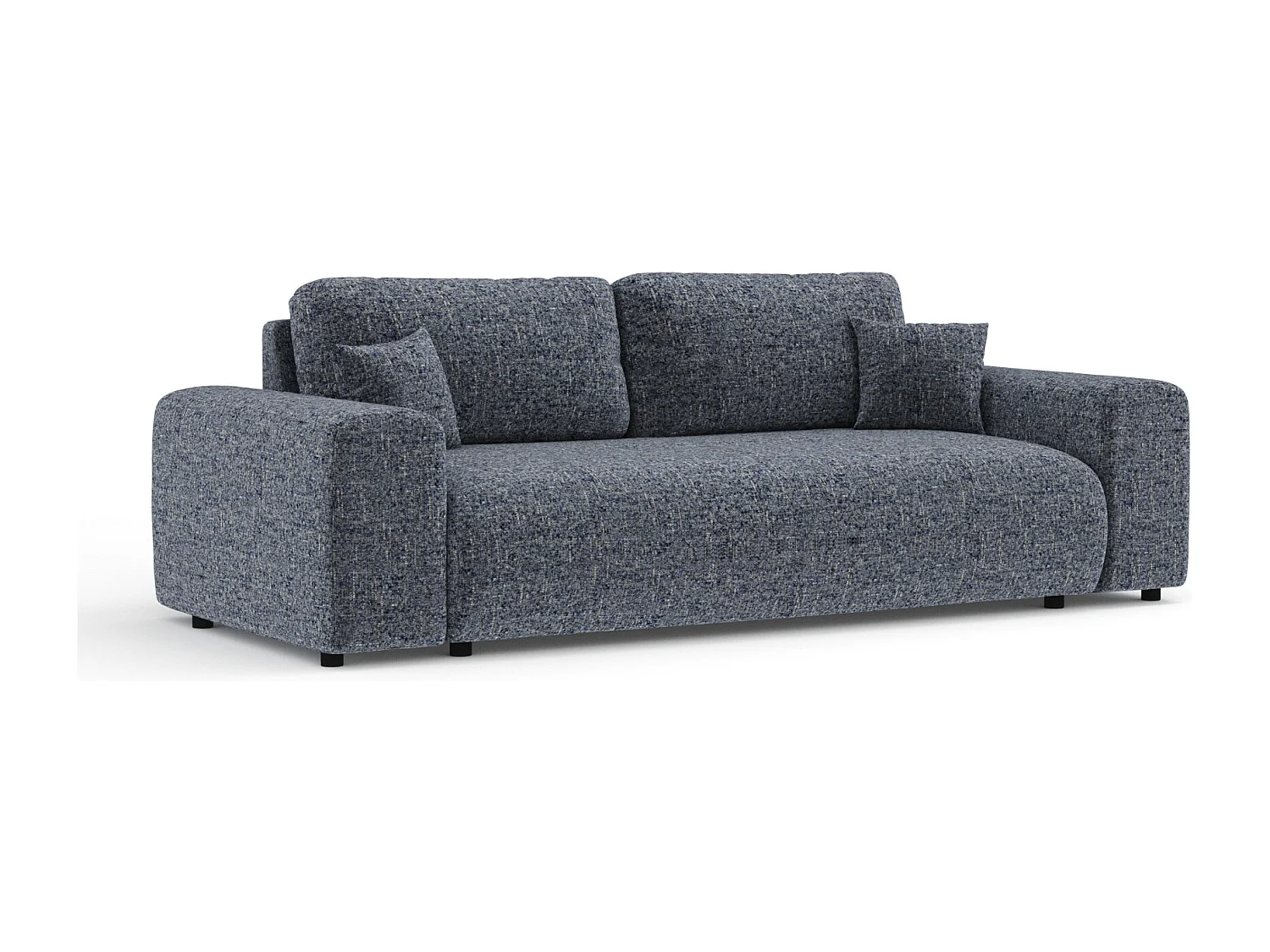 Canapé en toile tissée Zanzibar - 3 places - bleu marine