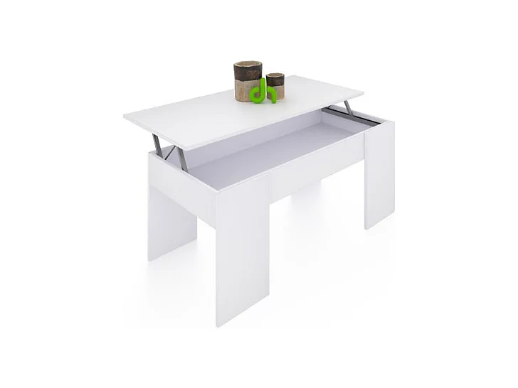 Mesa de centro elevable Vita Blanco Artik (Blanco Mate)