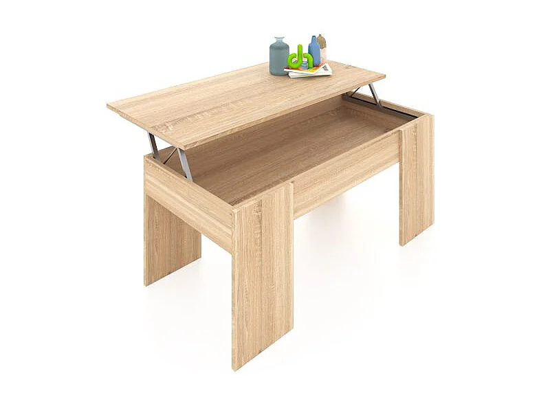 Mesa de centro elevable Vita Roble Canadian