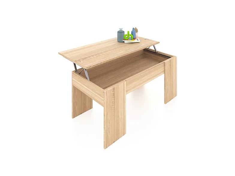 Mesa de centro elevable Vita Roble Canadian