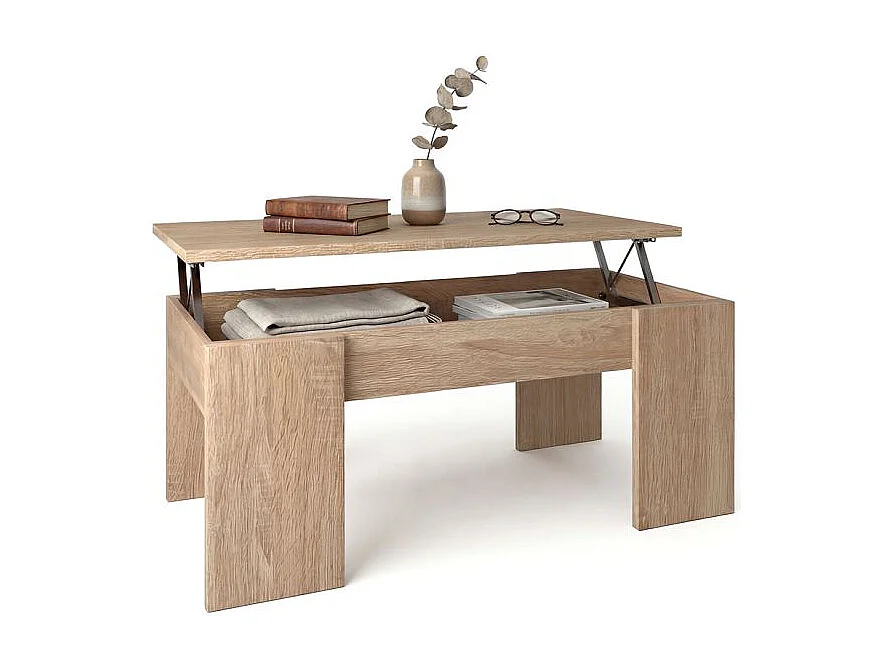 Mesa de centro elevable Vita Roble Canadian