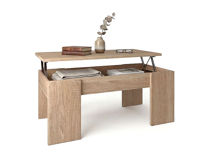 Mesa de centro elevable Vita Roble Canadian