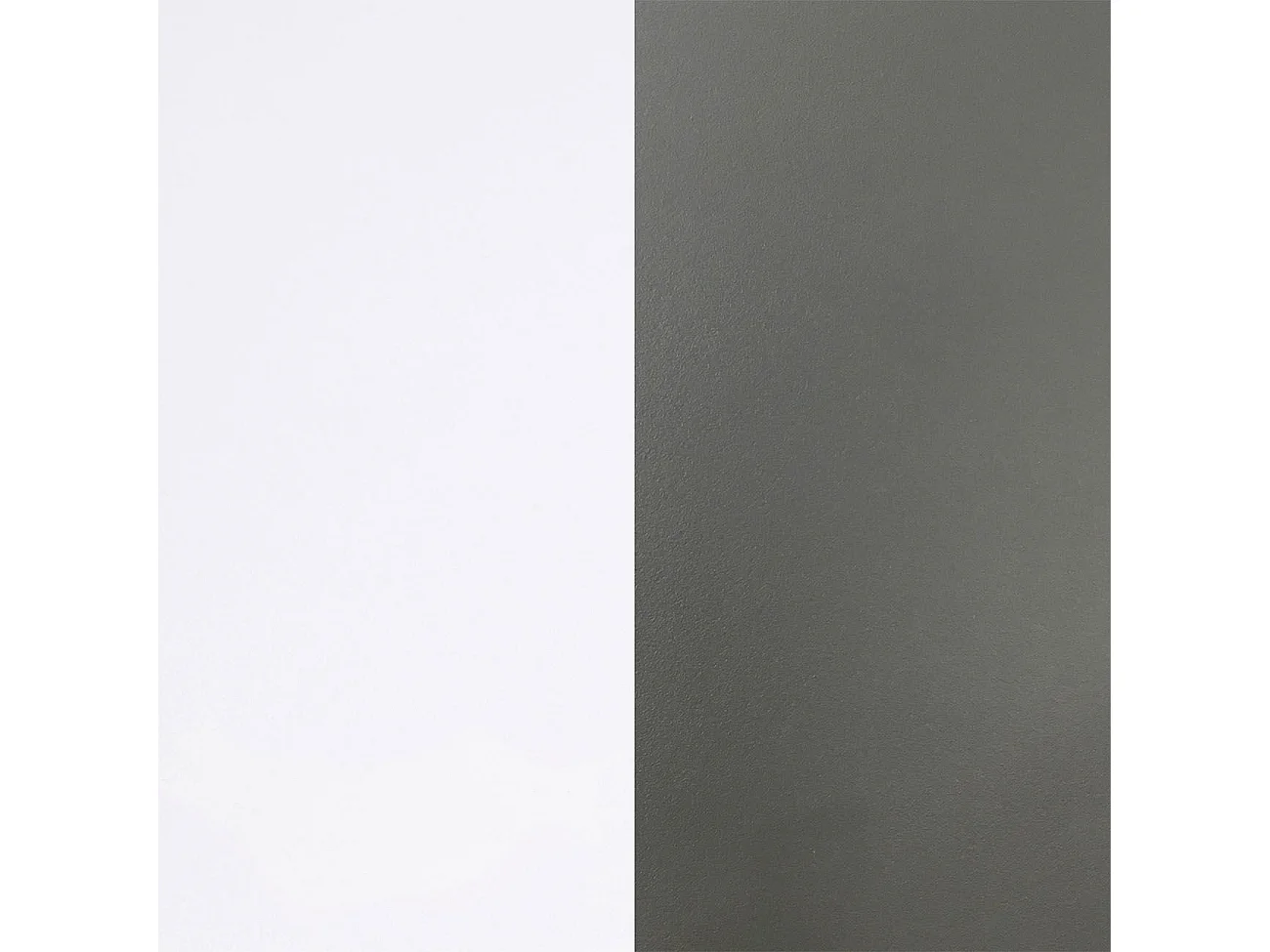 Mesa de escritorio con estantería en blanco artik y gris antracita 120x50 cm Cosmic Blanco Artik (Blanco Mate) - Gris Grafito