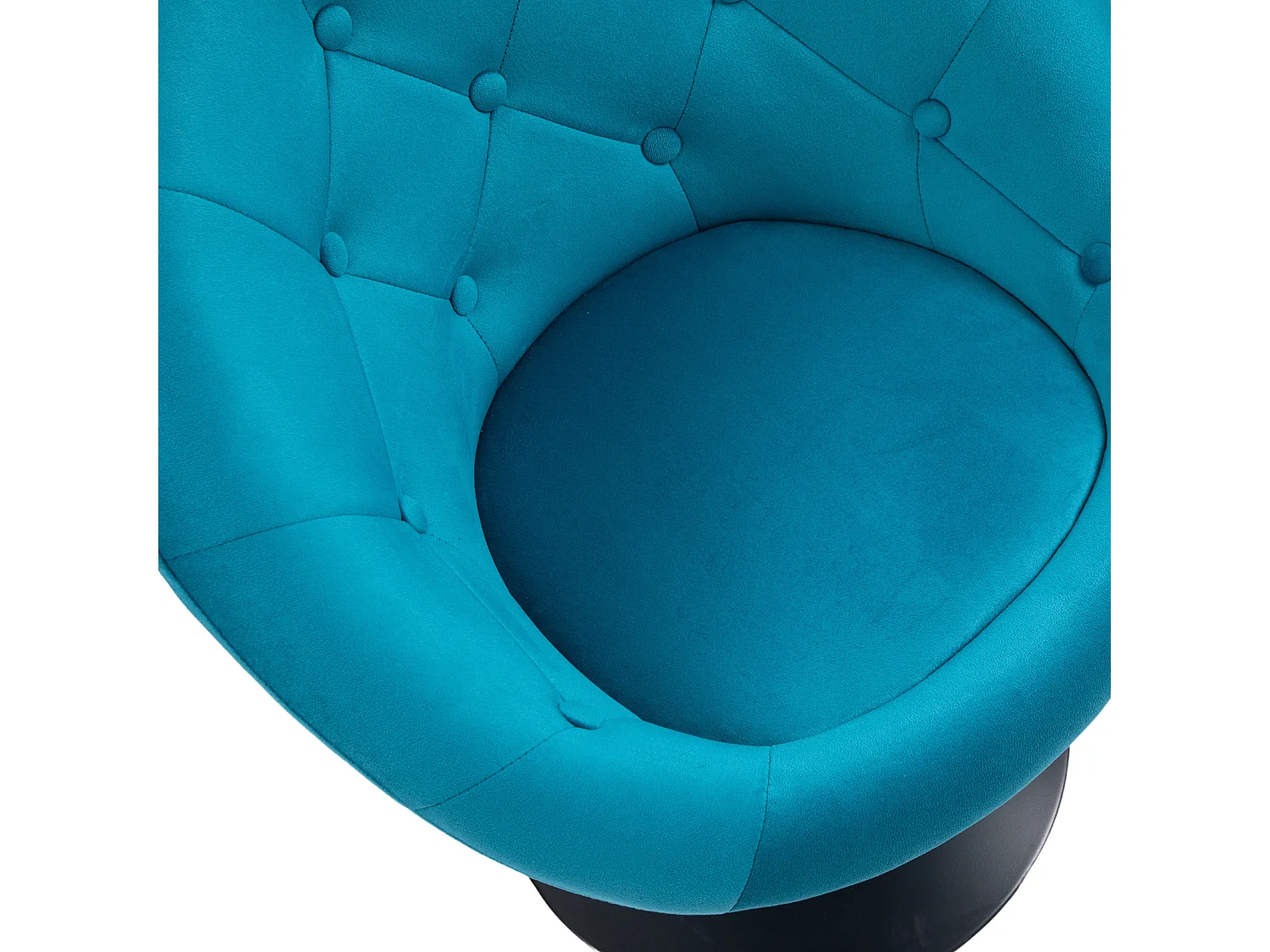 Fauteuil SVITA HAVANNA Fauteuil Lounge Club Tabouret de bar Chaise pivotante Rétro Pétrole/Noir