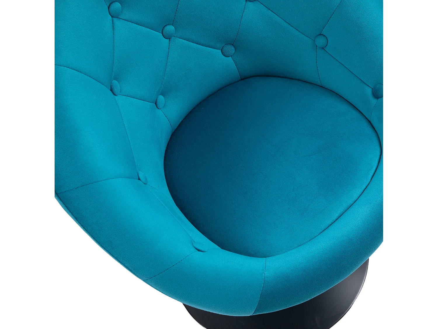 Fauteuil SVITA HAVANNA Fauteuil Lounge Club Tabouret de bar Chaise pivotante Rétro Pétrole/Noir