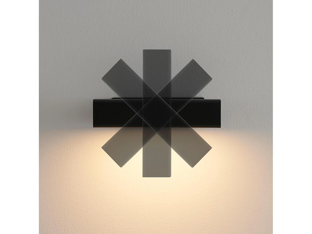 Applique murale pivotante noire LED - Salvi