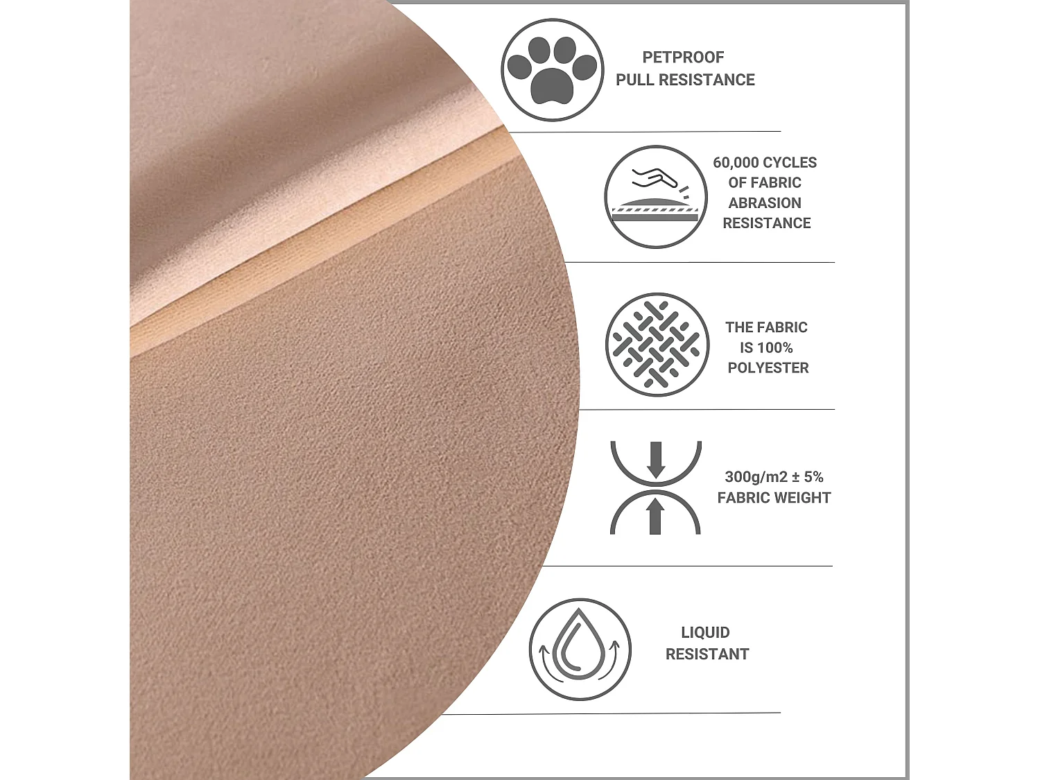 Lit coffre Noto - 120 x 200 cm - velours - beige rose