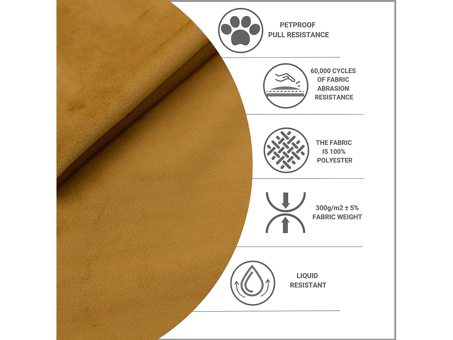 Lit coffre Livy - 140 x 200 cm - velours - jaune moutarde