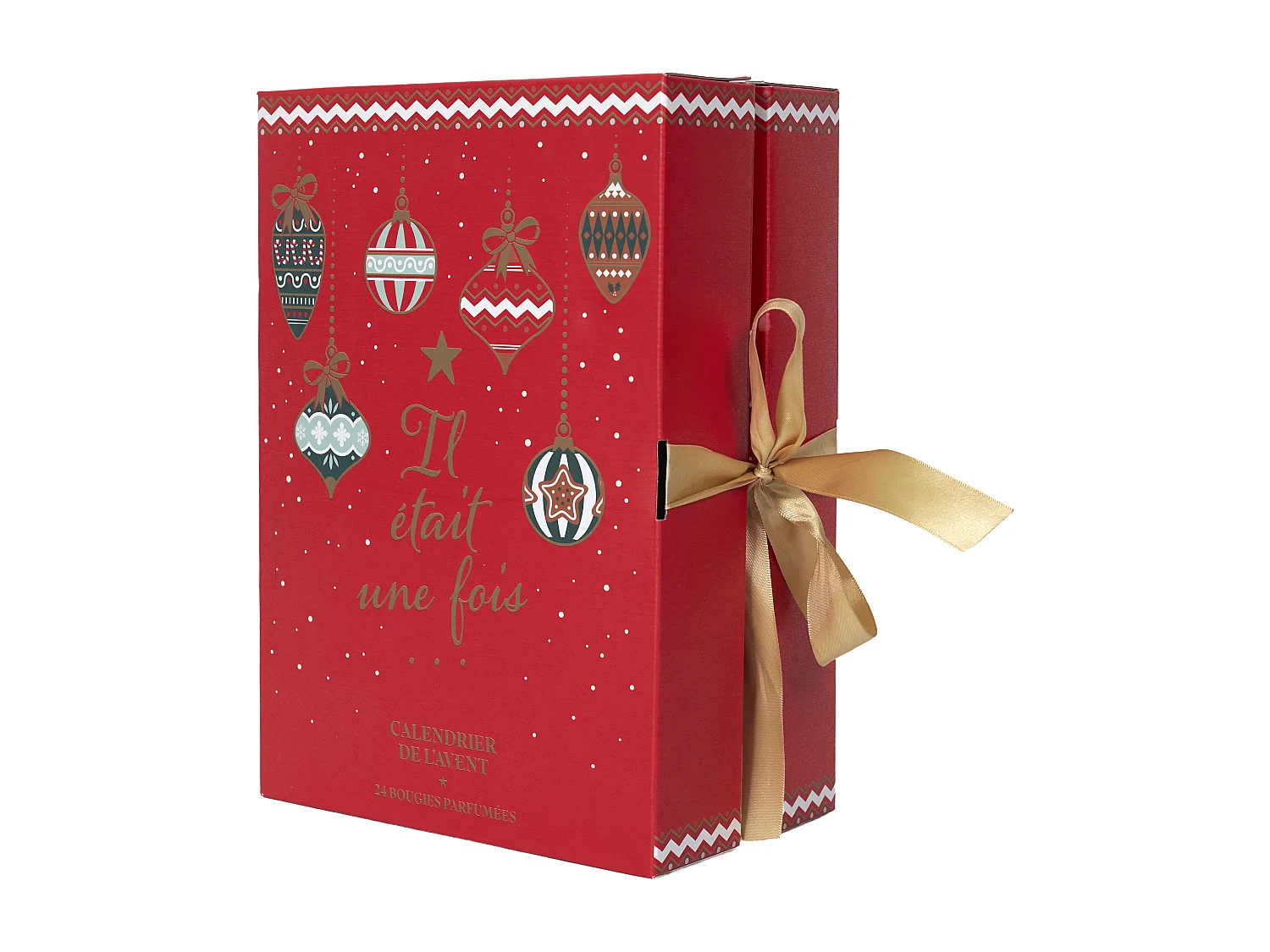 Calendrier De L'avent Bougie Parfumee X24 Rouge