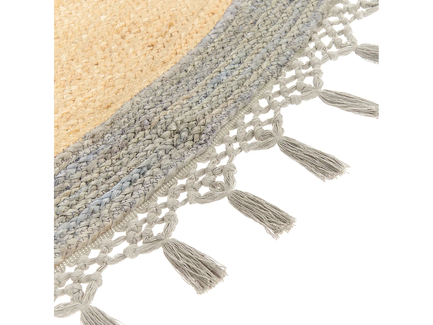 Alfombra MARTS ø 200 cm Yute Gris