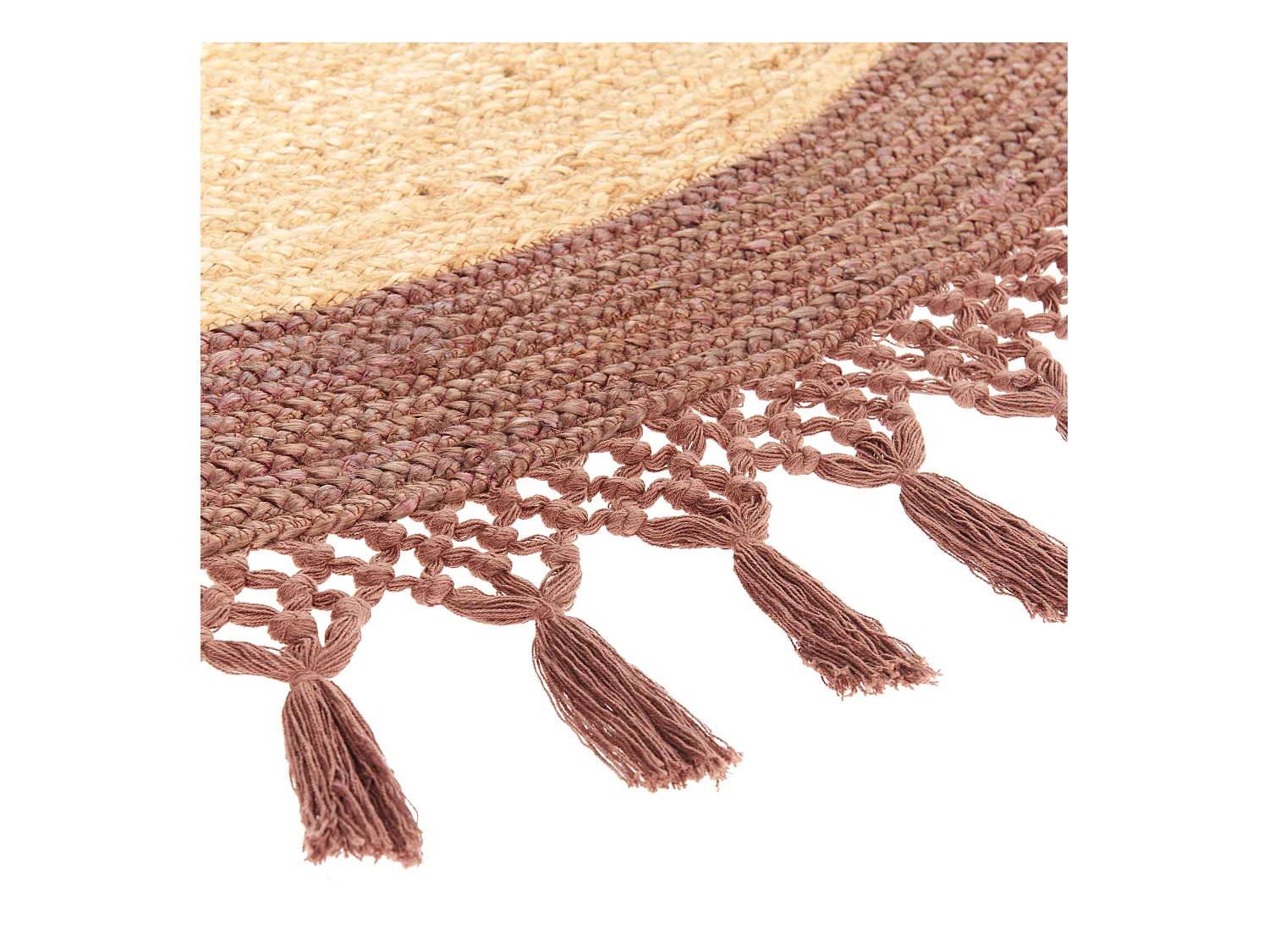 Teppich MARTS ø 200 cm Jute Braun