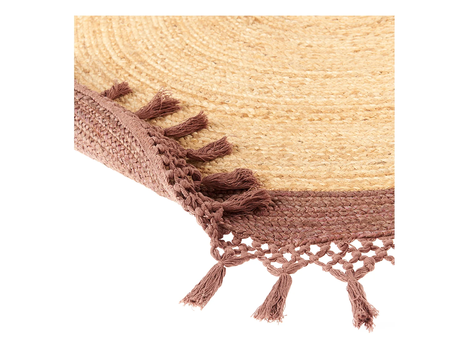 Teppich MARTS ø 200 cm Jute Braun