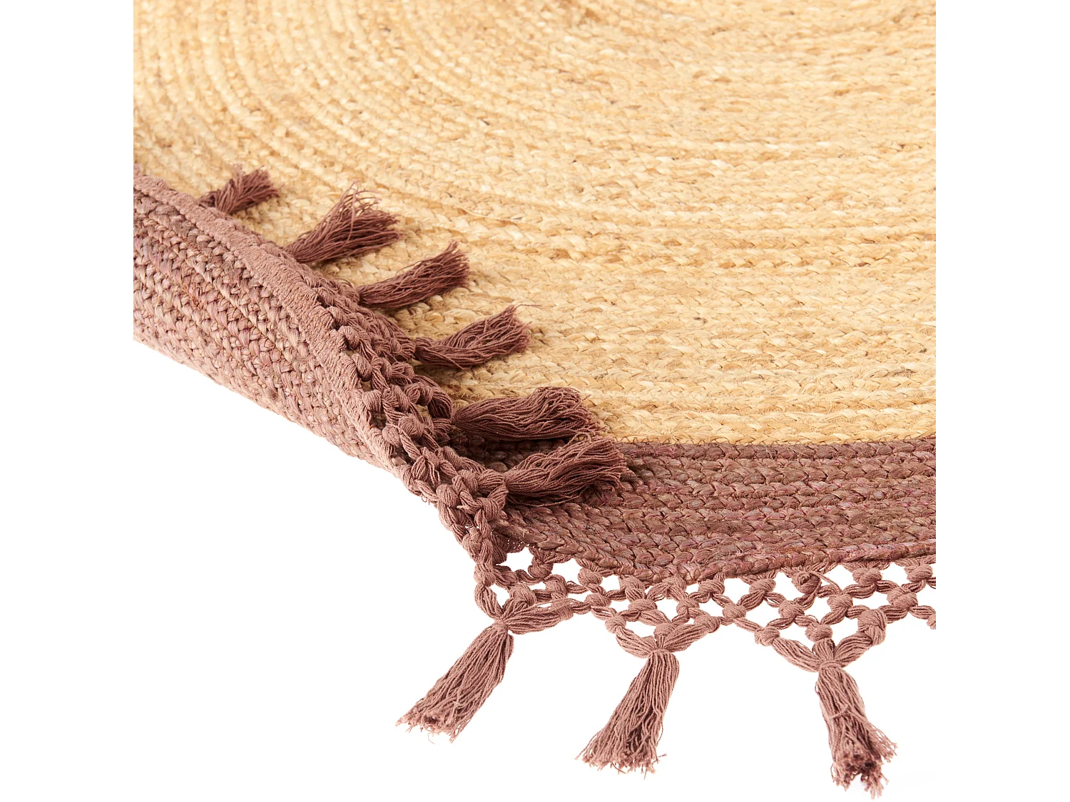 Tapis MARTS Marron ø 140 cm Jute