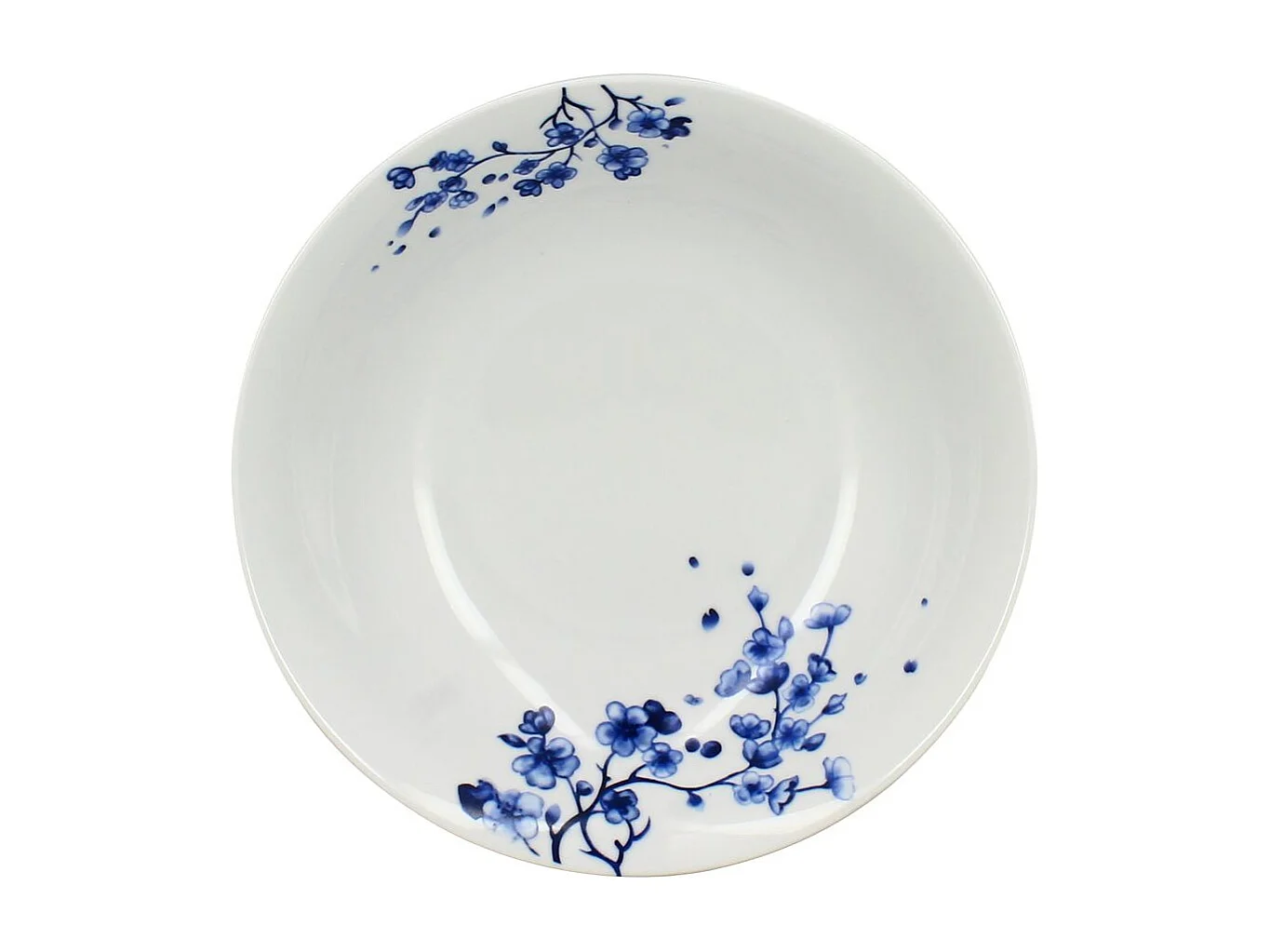 Novastyl - Lot 6 Assiettes Creuses Centauree 21cm En Porcelaine