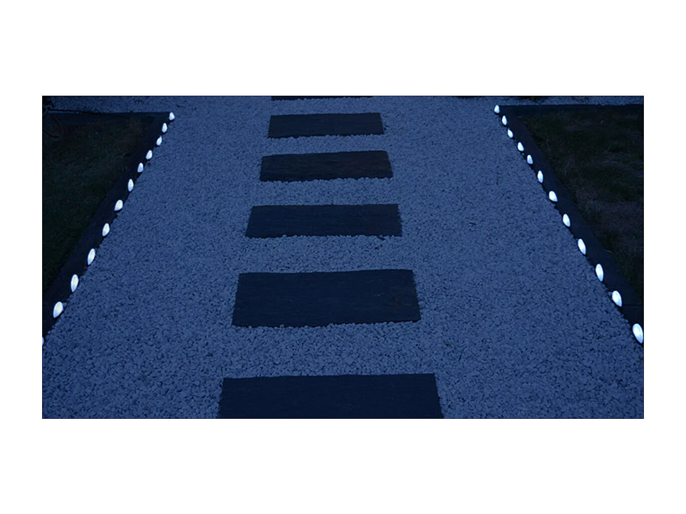 Guirlande solaire LED demi-lune - Orium