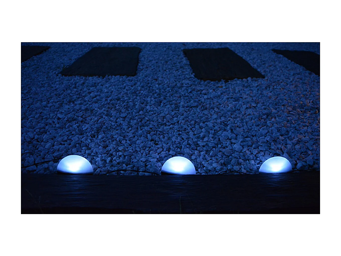 Guirlande solaire LED demi-lune - Orium