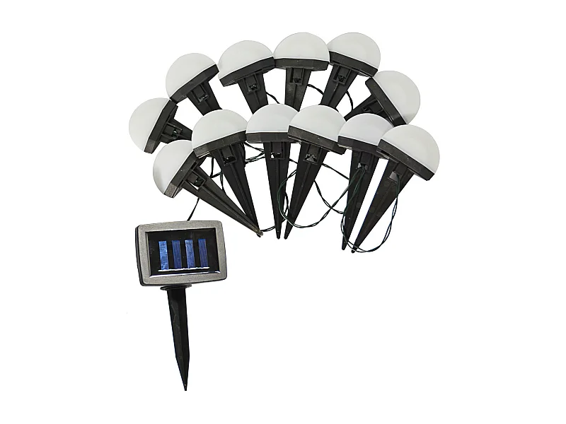 Guirlande solaire LED demi-lune - Orium