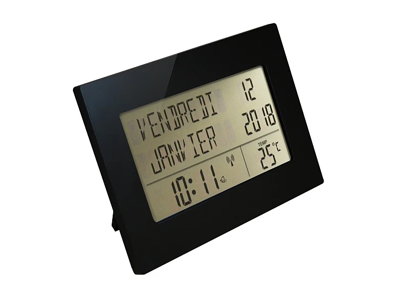 Horloge calendrier radio contrôlée Memento - Orium