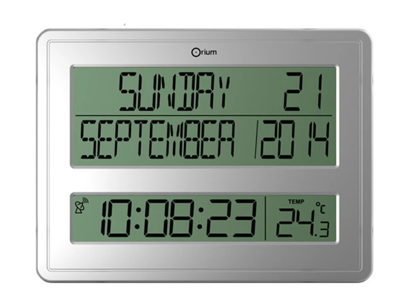 Horloge digitale calendrier radio-contrôlée Titan - Orium