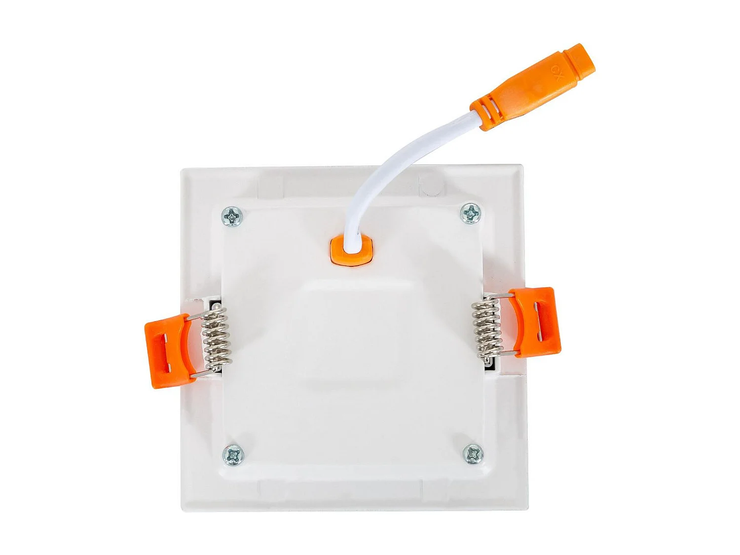 Pannello Downlight LED 7W Quadrata CCT Selezionabile Microprismatica Foro 75x75 mm No Flicker 2700K - 4000K - 6000K Selezionabile (Caldo-Naturale-Freddo)