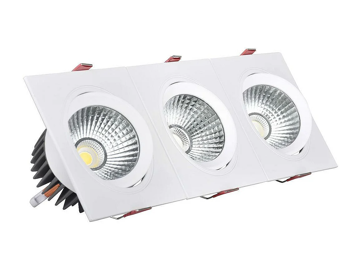 Faretto Downlight LED 15W Rettangolare Madison Foro 275x75 mm 3000K Bianco Caldo