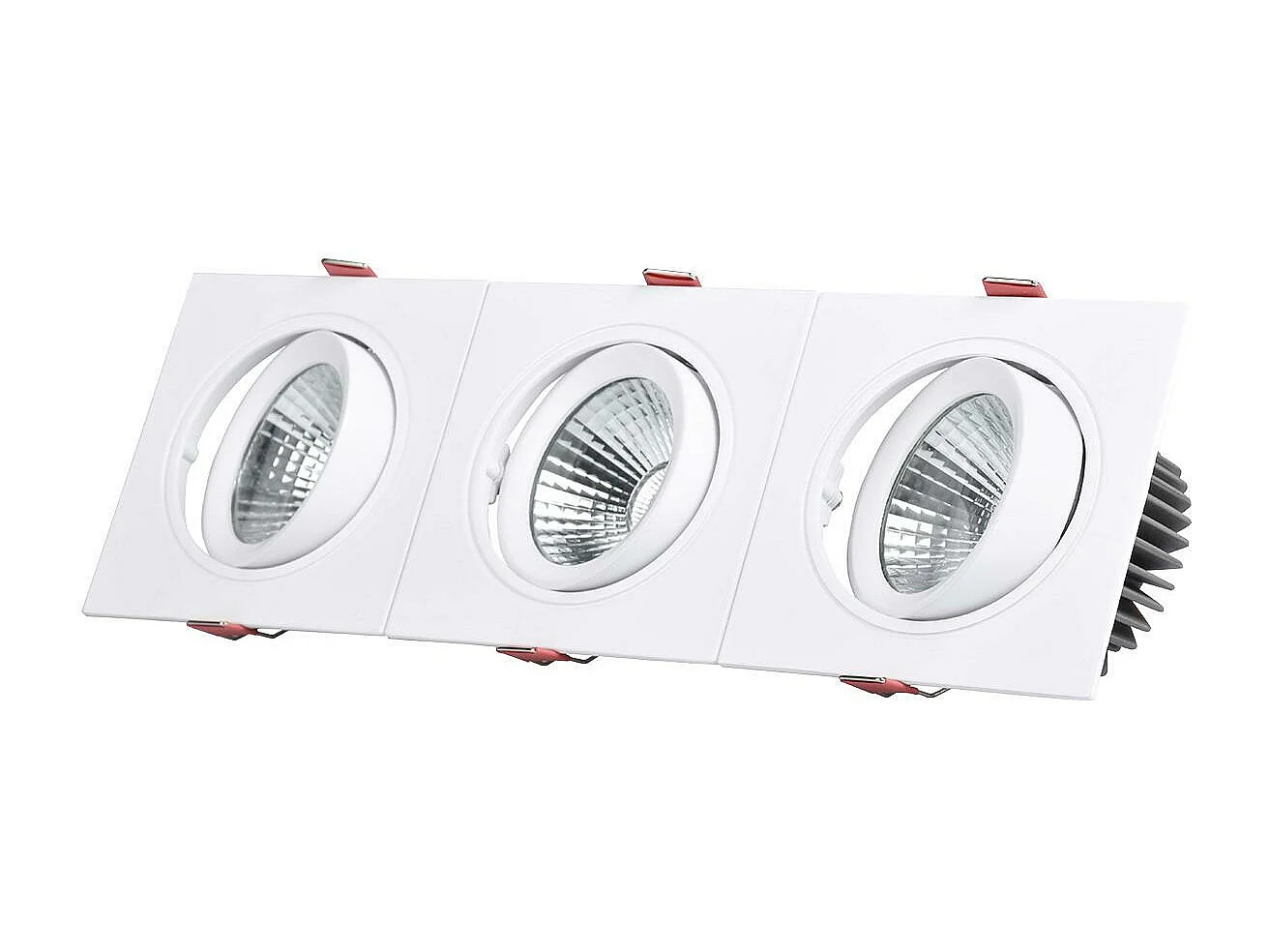 Foco Downlight LED 15W Rectangular Madison Corte 255x75 mm 3000K Blanco Cálido