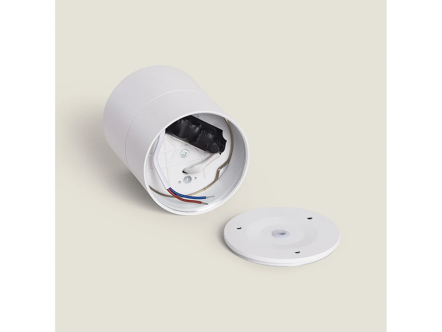 Applique LED 15W Alluminio Circolare Bianco New Onuba 2700K Bianco Caldo