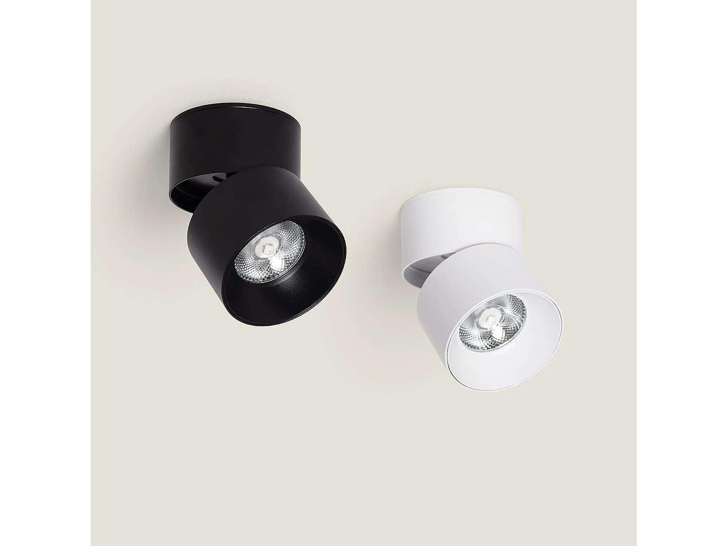 Applique LED 15W Alluminio Circolare Bianco New Onuba 4000K Bianco Naturale